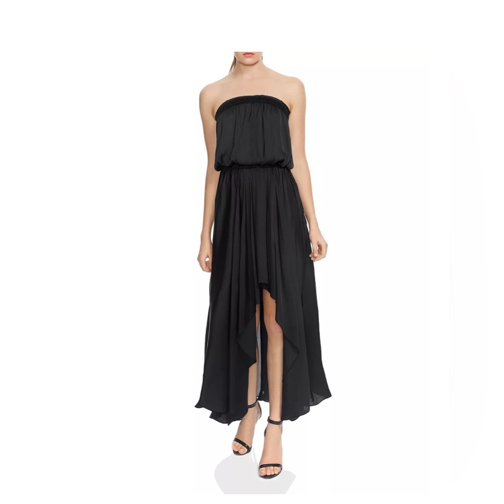 Halston Heritage Strapless Long Dress